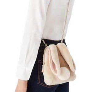 Kate Spade BUNBUN Faux Fur 3D Bunny Rabbit Crossbody